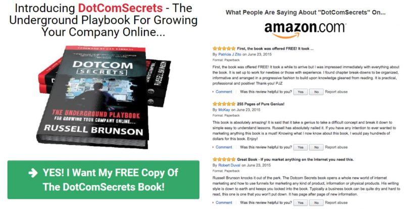 Dot Com Secrets Book