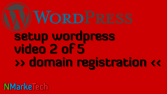 Setup Worrdpress 2of5-domain registration